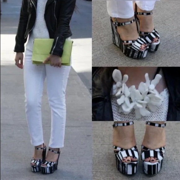 NWOT! ALDO/Libertine Limited Edition Wedges sz 8 - Picture 3 of 13